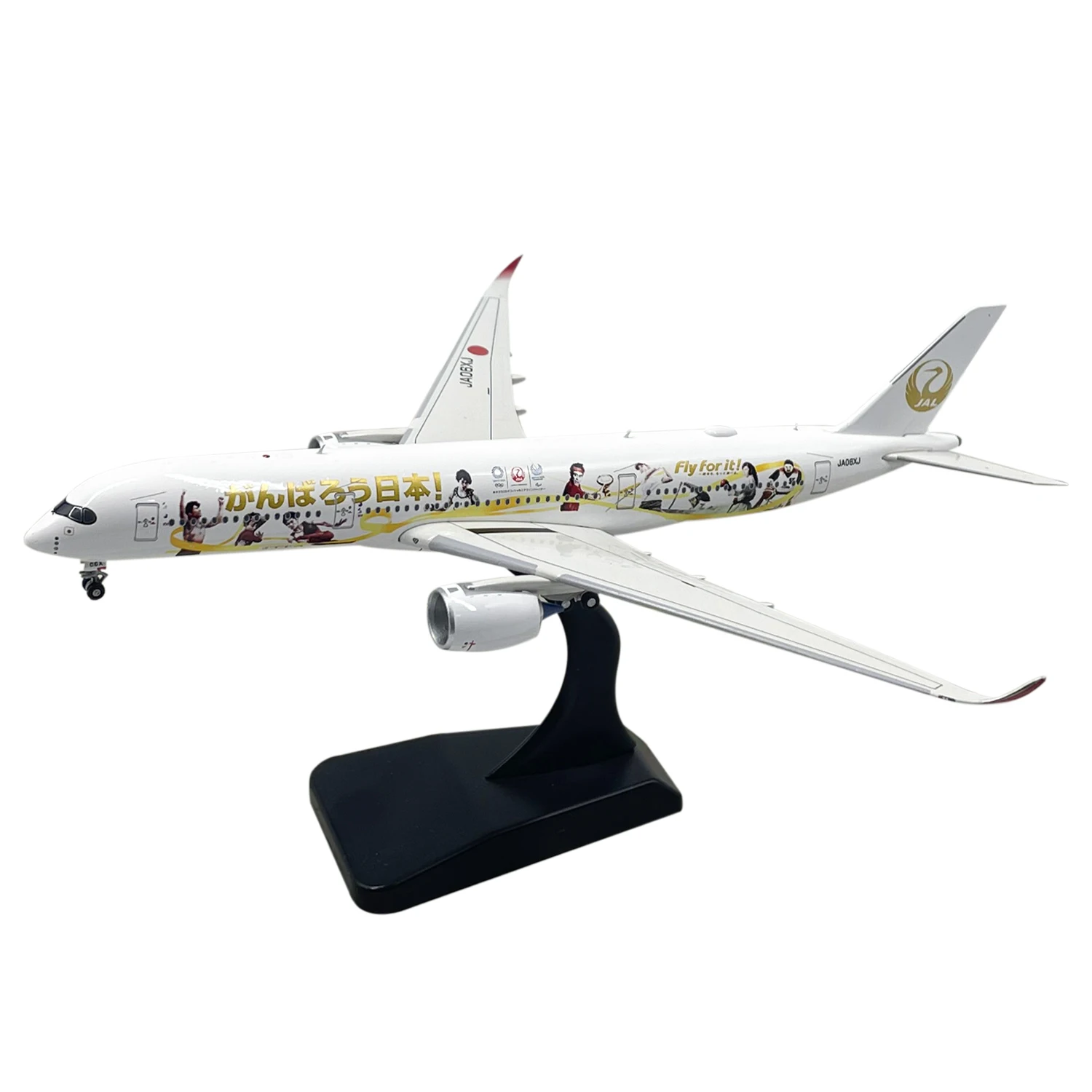 

Diecast Japan Airlines A350-900 Civil aviation Passenger Plane Alloy Model 1:400 Scale Toy Gift Collection Simulation Display