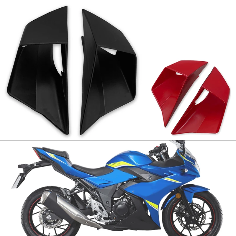 New GSX250R Motorcycle Fairing Winglets Side Wing Protection Cover Wing Protection Kit Spoiler GSX 250R Fit For Suzuki GSX250 R