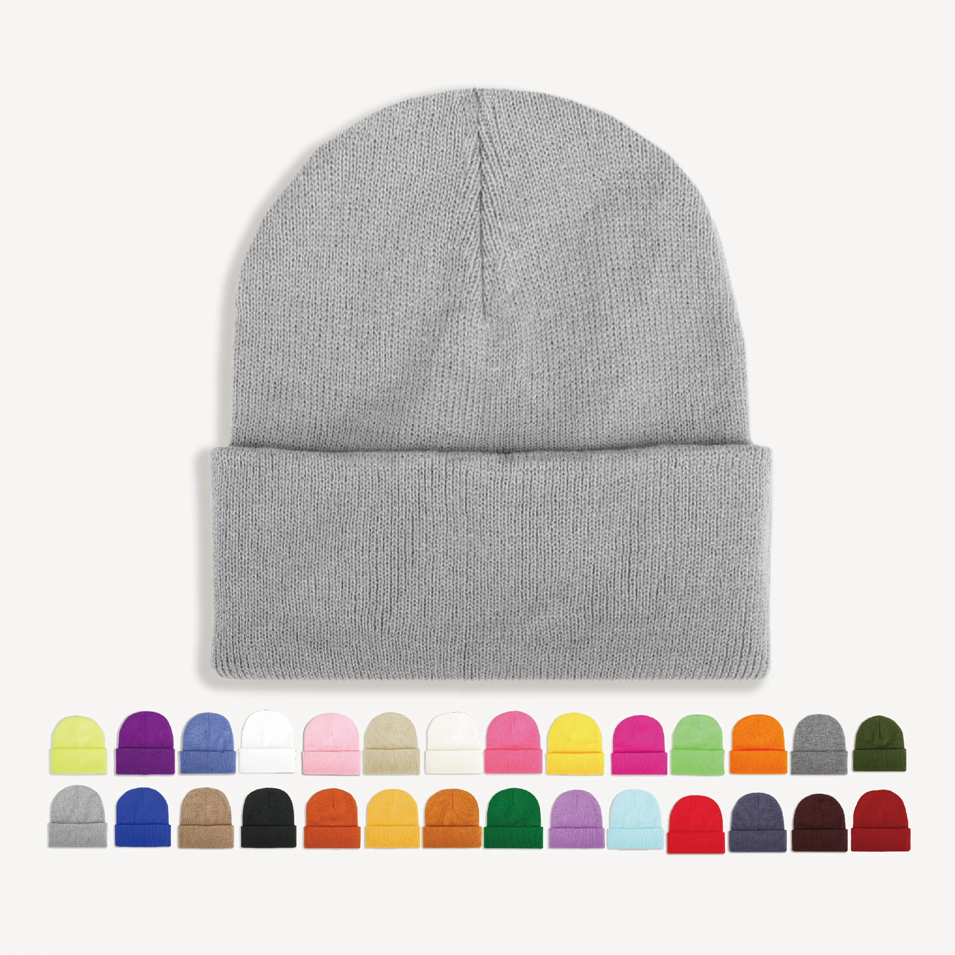 New-style large-sized adult knitted hat, suitable for large head circumferences. A warm winter hat