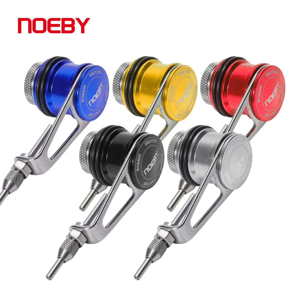 

NOEBY NEW GT Knot Knotter Fishing Line Winder Bobbin Knotter Metal Knot Assist Knotting Machine Accessories Fishing Tackle Tools