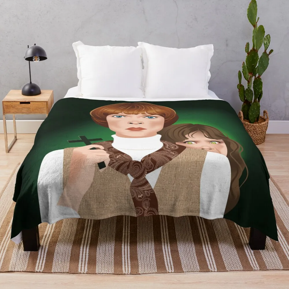 Cobertor Mrs. MacNeil, cobertor quente para dormir, para escritório, sofá e cama