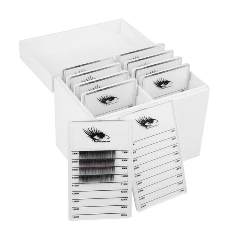 

10 Layers Eyelash Storage Box Makeup Organizer Eyelash Glue Pallet Lashes Holder Grafting Eyelash Extension Tool