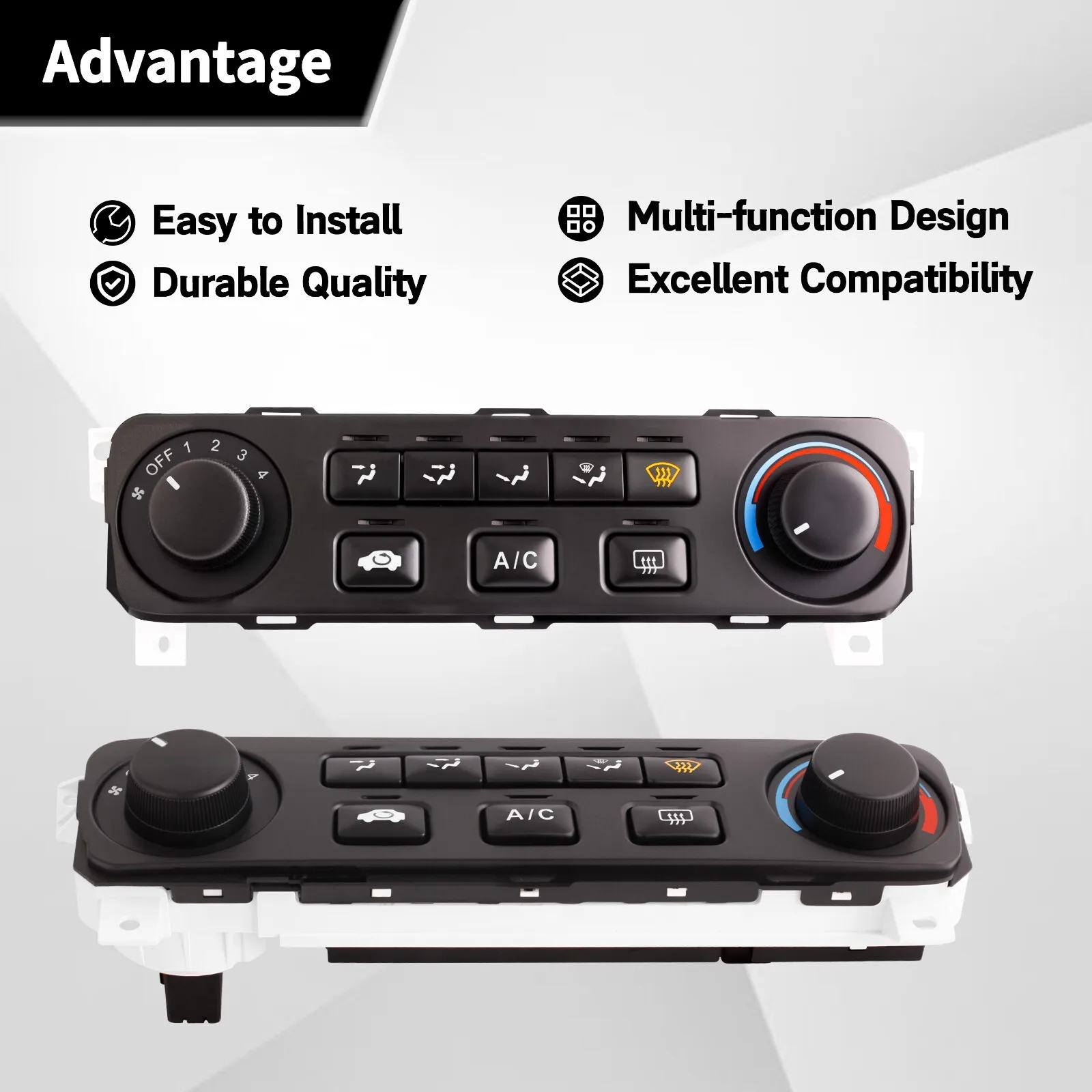 Quality Car Front Climate Control Module Panel For HONDA ACCORD 2001-2002 AC Control Switch 79600-S84-A21ZA Panel Switch