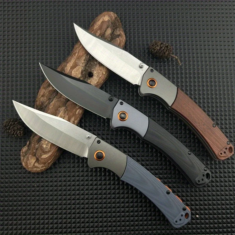 

EDC 15080 Folding Pocket Knife Stainless Steel Blade Knife G10 Wooden Handle Compact Outdoor Lightweight Easy To Use Hand Gitfs