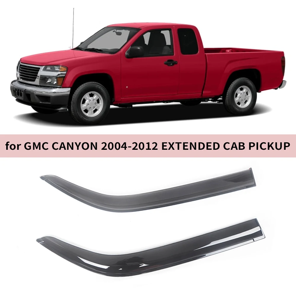 

Window Visor for GMC CANYON 2004-2012 EXTENDED CAB PICKUP Wind Deflectors Rain Guards Door Visor Vent Shades Ventvisor