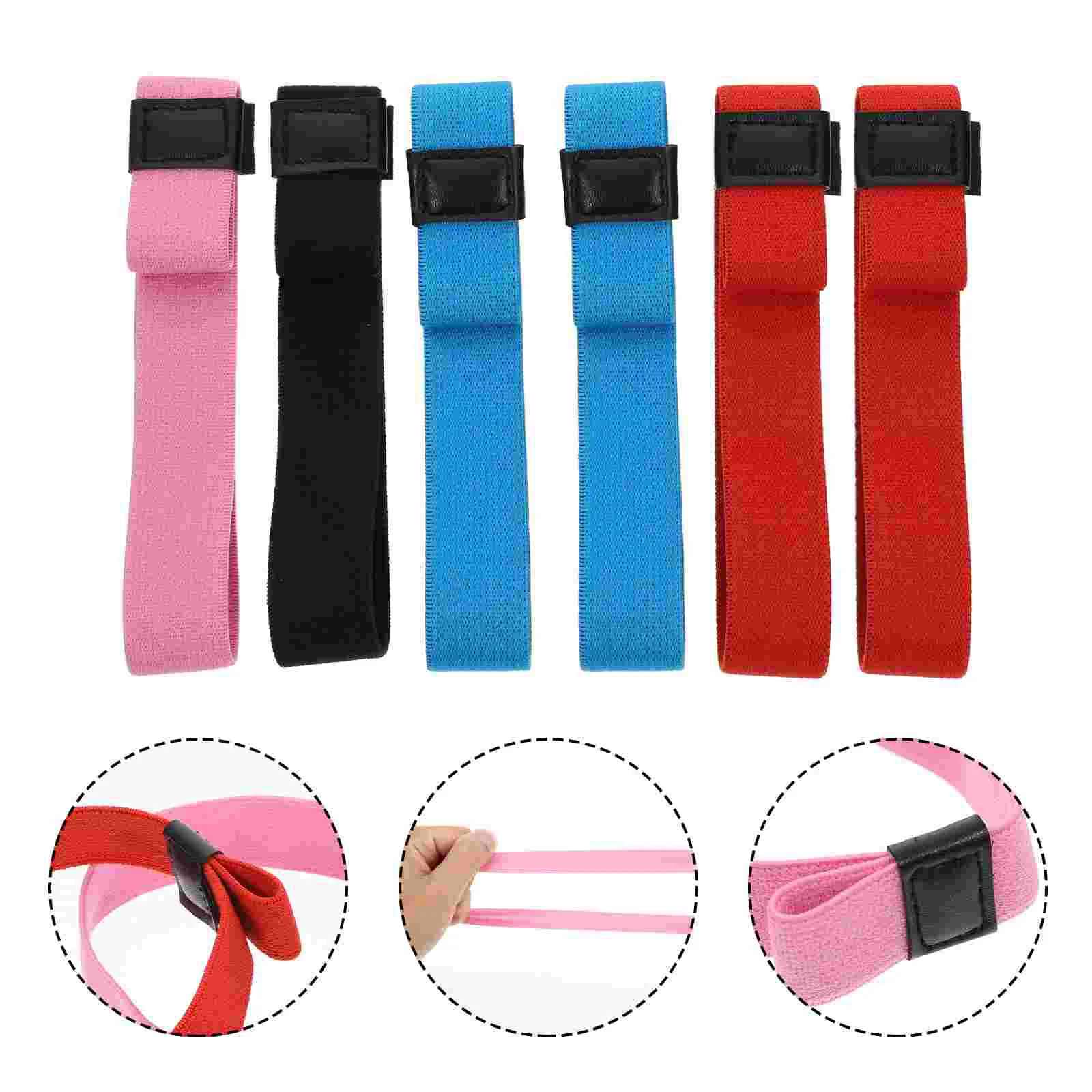 

6 Pcs Bento Ties Box Strap Food Containers with Lids Accessories Straps Child Cargo