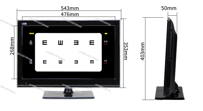 SHTOPVIEW VC-1 visual chart Ophthalmic optometry equipment digital led eye chart for Eye Sight Testing