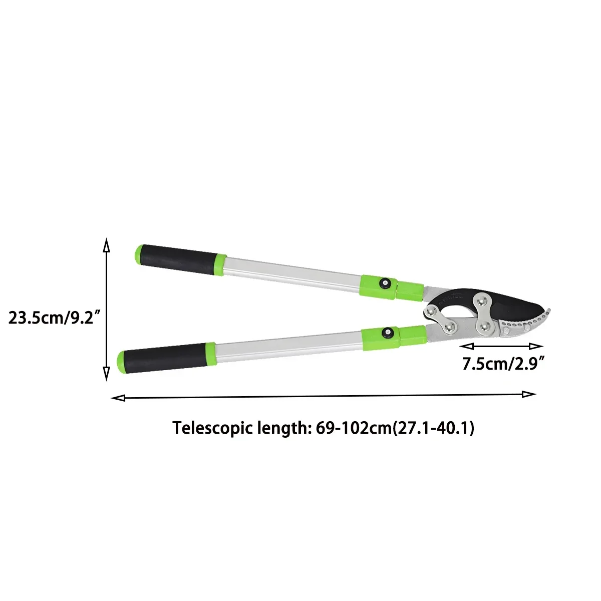 Imagem -06 - Telescópica High Branch Tesoura de Poda Tree Trimmer Extensível Longo Alcance Alça de Alumínio Picker Pruner Ferramenta de Jardim