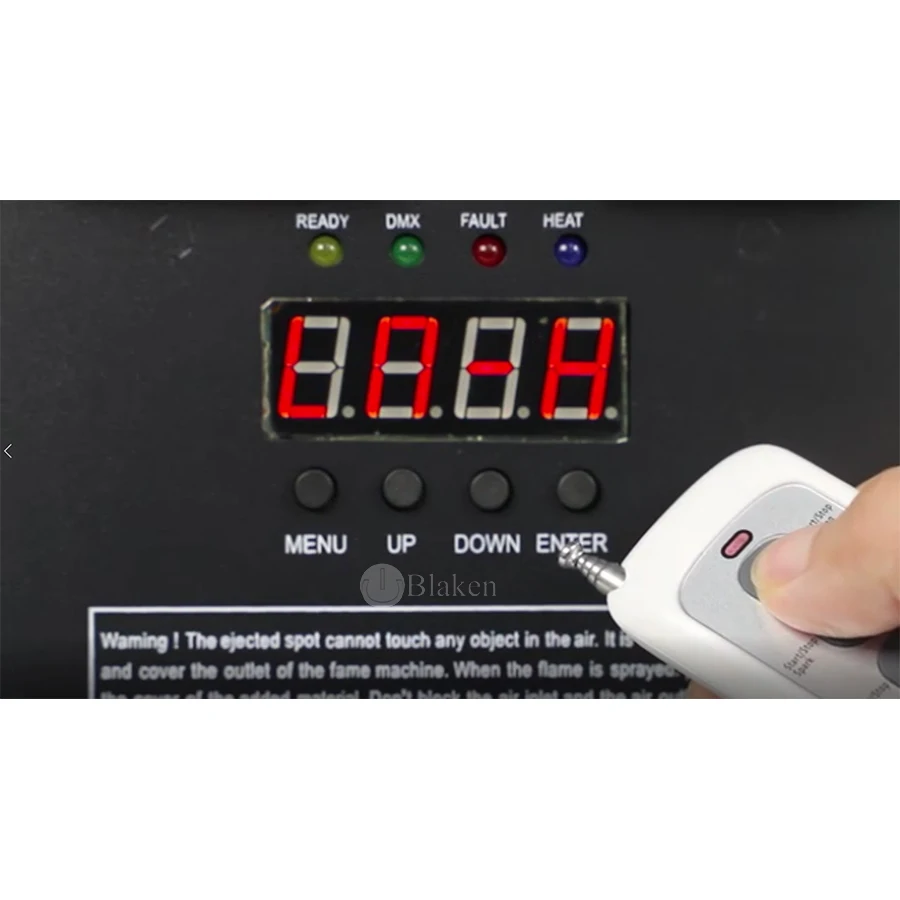 Imagem -04 - Máquina de Faísca a Frio com Controle Remoto Fogos de Artifício a Frio Lcd Máquina de Faísca para dj Discoteca Casamento Dmx 750w Tax Pcs Novo