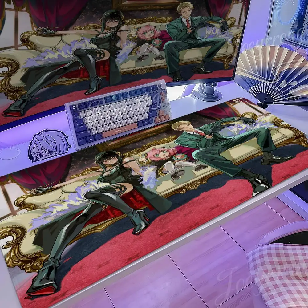 

Mouse Pad Hot Anime 1000x500 Taro Sakamoto Days XXL Large Gaming Non-slip Office Keyboard Mats Desk Mat Spy xFamily