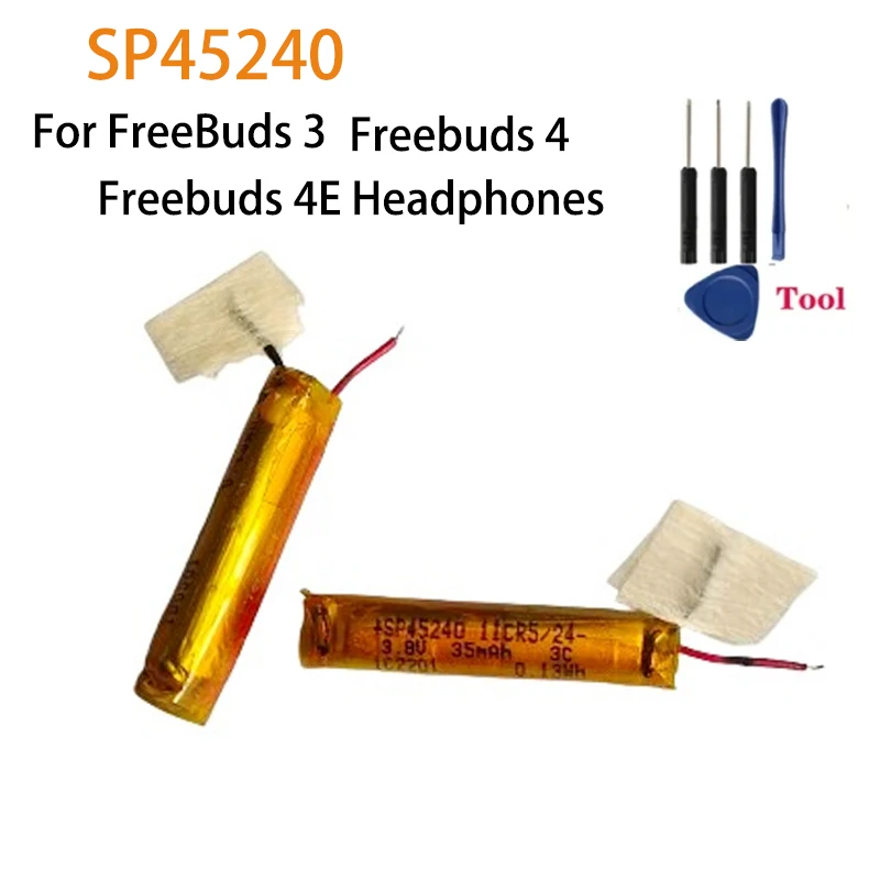 Batería de repuesto para Huawei FreeBuds 3, 4, 4E, auriculares inalámbricos, Bluetooth, TWS, con herramientas, 3,8 V, SP45240, novedad