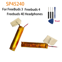 3.8V New SP45240  Replacement Battery For Huawei FreeBuds 3 Freebuds 4 4E Wireless Bluetooth TWS Earphone with Tools