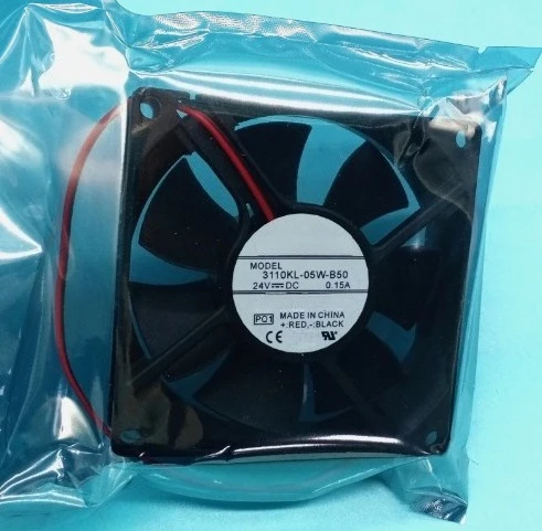 Brand New Original  3110KL-05W-B50 8025 8Cm 24V 0.15A Super Durable Fan Drive  3110KL 05W B50 Fast Delivery
