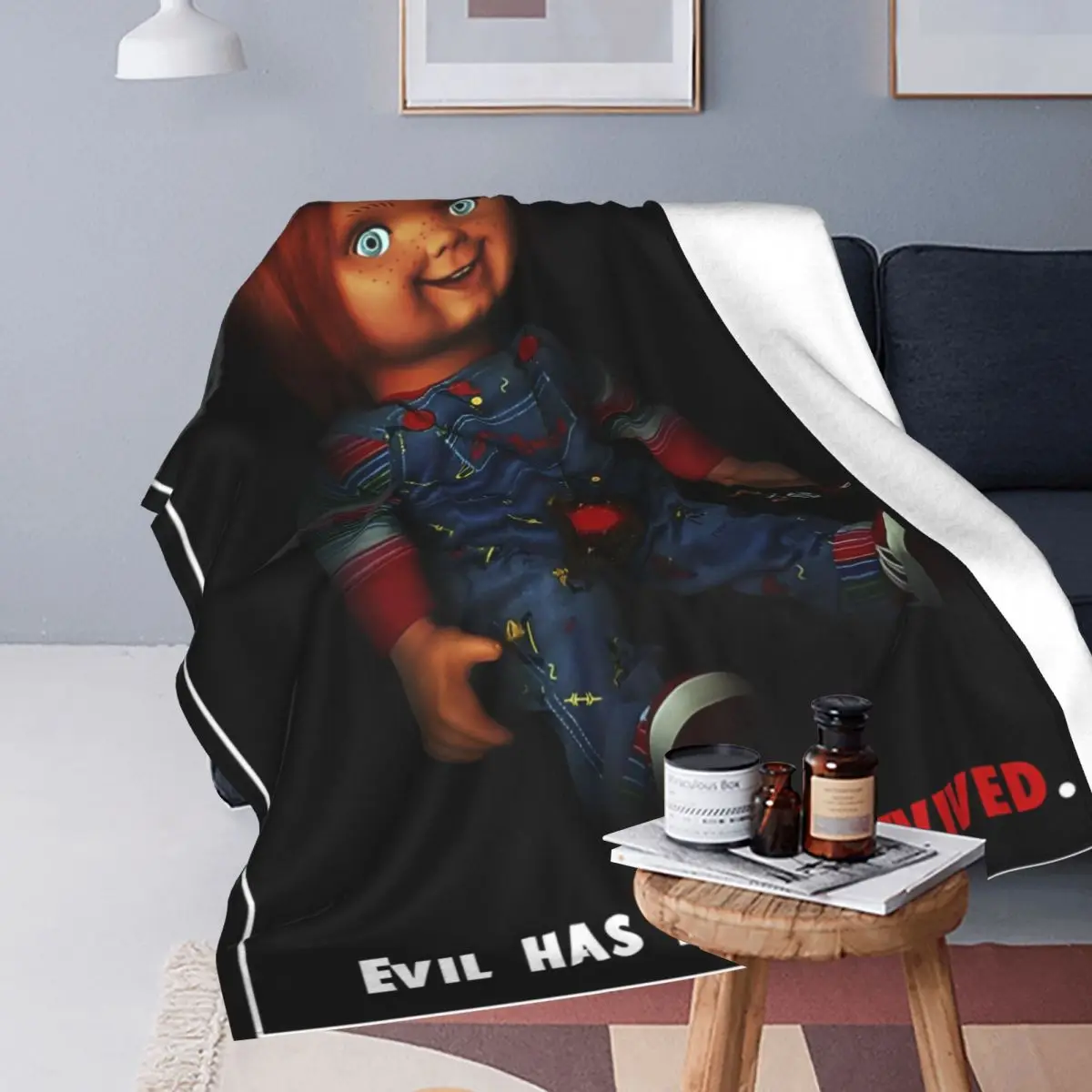 Chucky Has Been Revived Blankets Fleece Winter Multifunction Soft Throw Blanket for Bed Car Plush Thin Quilt