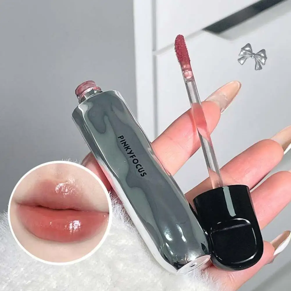 

Lip Essence Jelly Water Lip Gloss Clear Light Hydrating Tube Tint Stick Glossy Glaze Lip Moist Lip Care Makeup Lip Mirror L K9L0