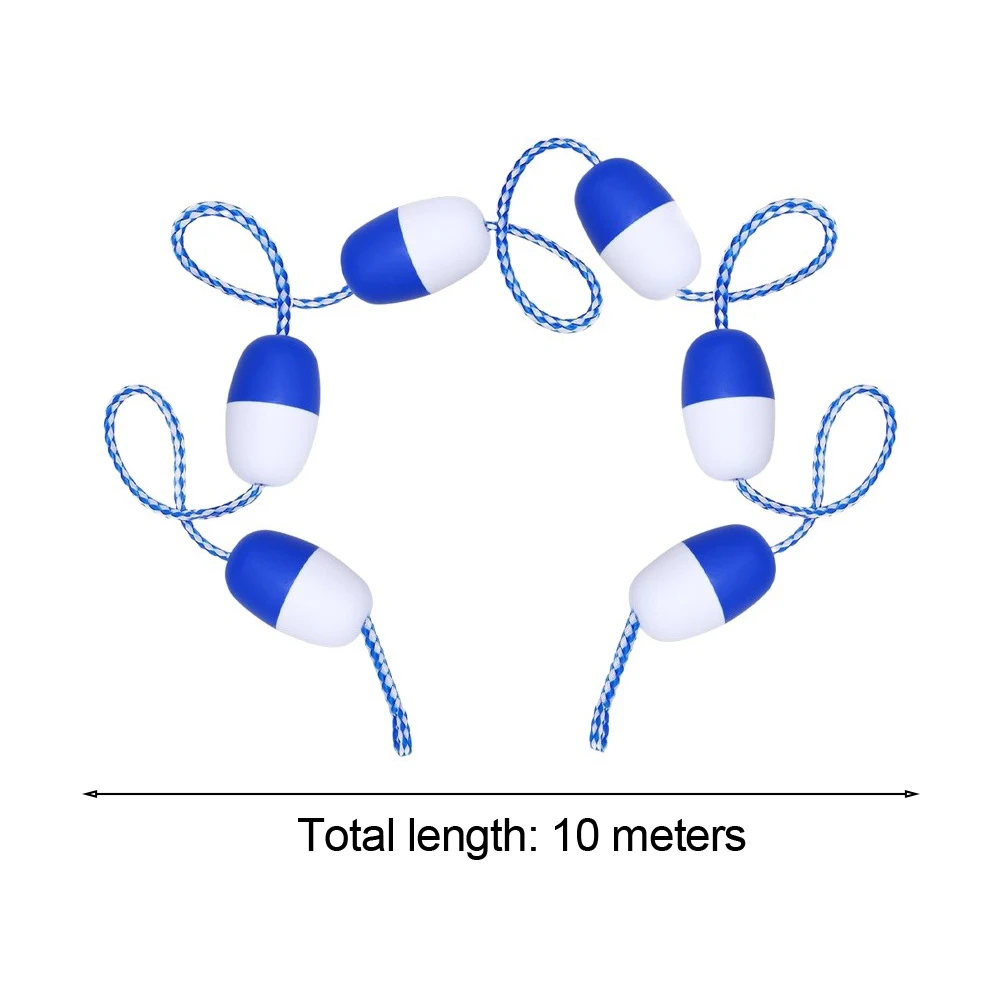 High Visibility 32.8ft Adjustable Pool Safety Rope For Indoor & Outdoor Use Safety Floating Rope 5m Swimming Pool Safety