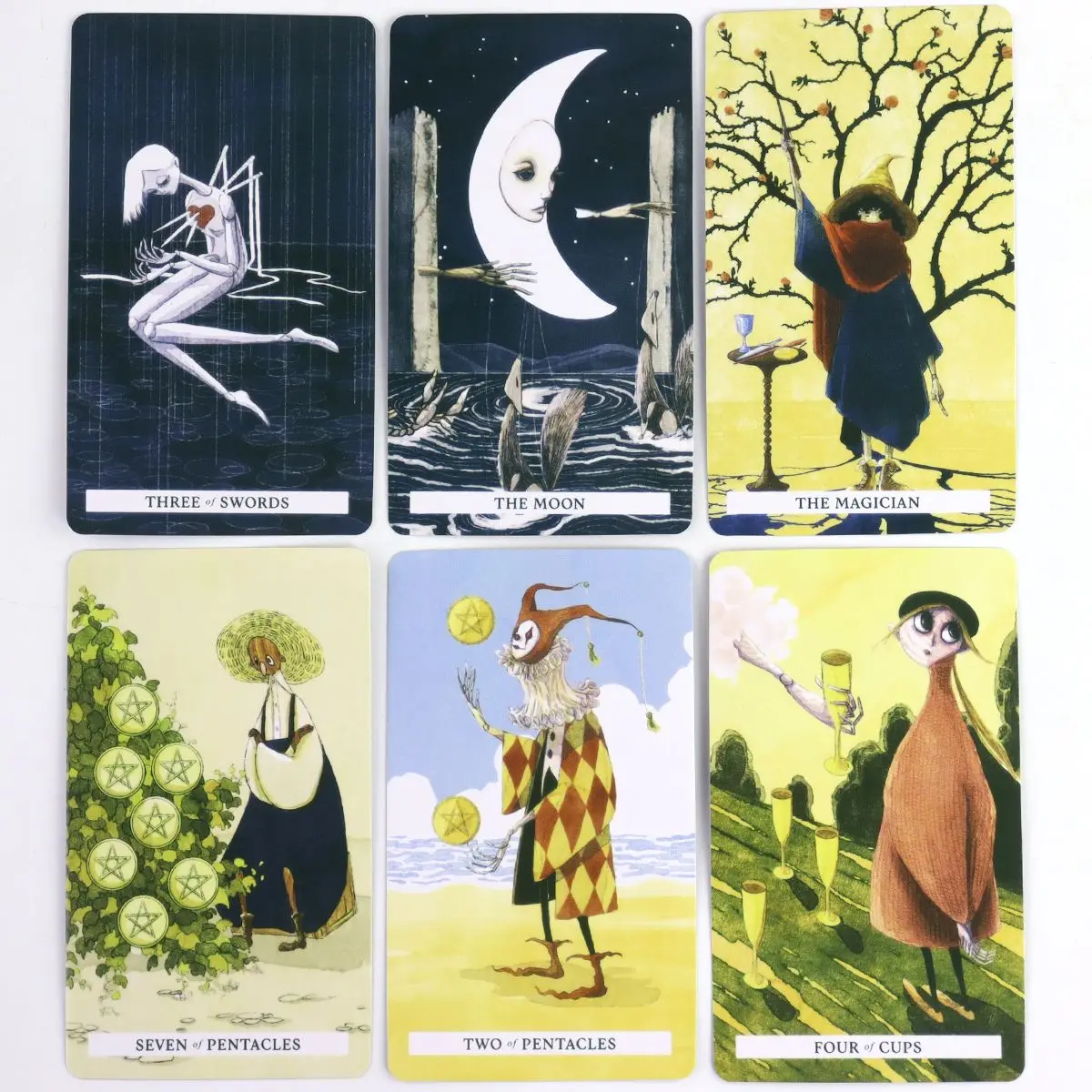 I Am Not A Doll Tarot 10.3*6cm - 79 Pcs Puppet Inspired Whimsical Art Cards