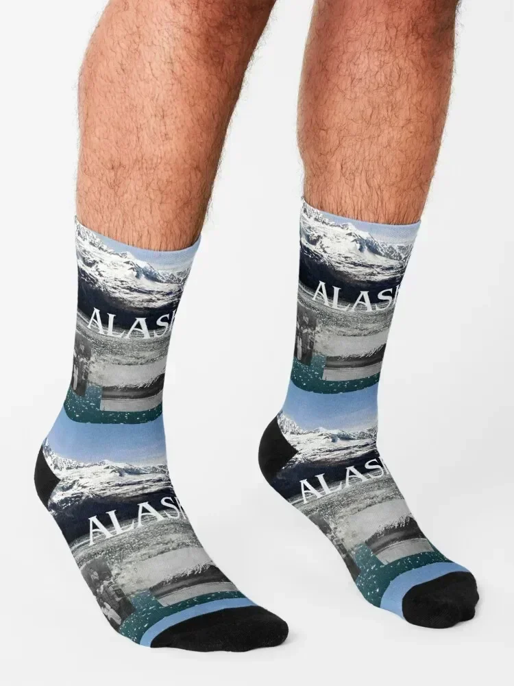 جوارب ألاسكا الرياضية والترفيهية، هدية قصيرة، جوارب رجالية للنساء #3