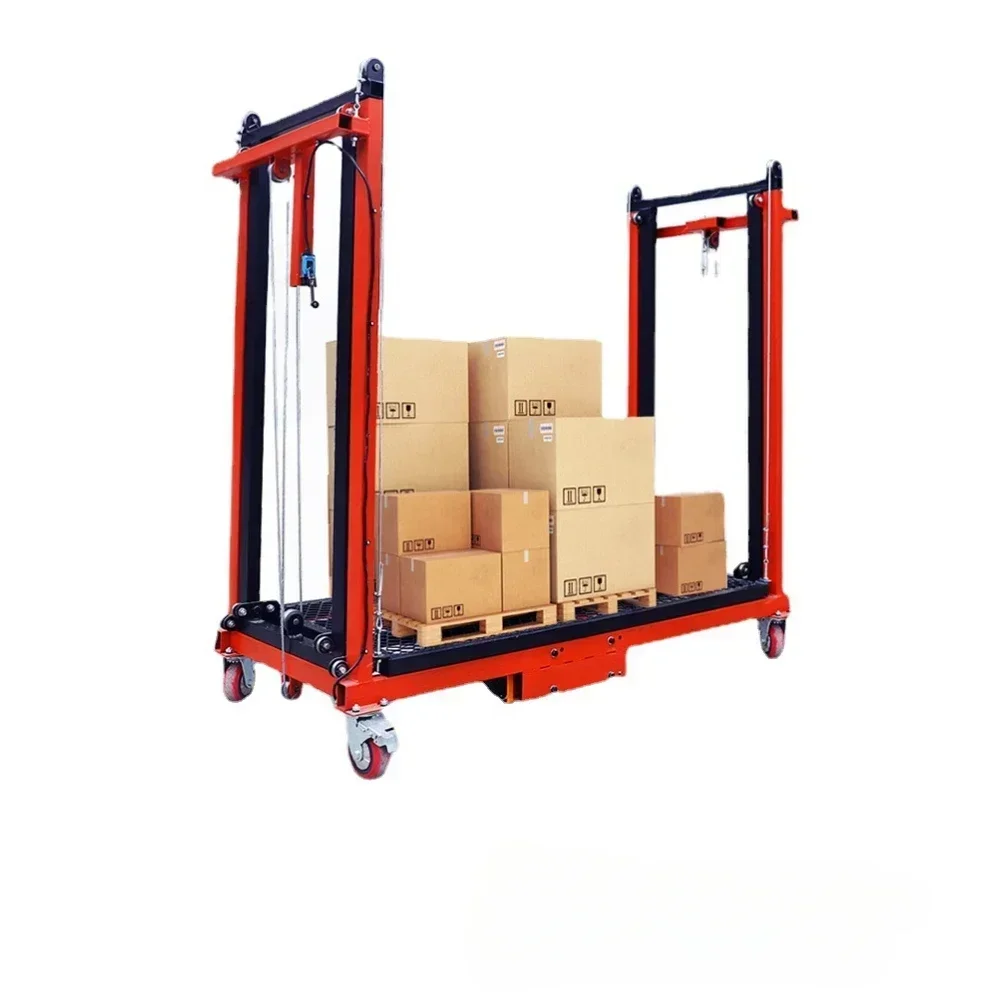 Electric Remote Control Mobile Lift Telescopic Scaffold Folding Climbing Ladder 500kg for Construction Decoration