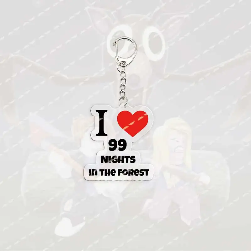 【レアデック】Forest elf Owl 999個限定生産 シリアルナンバー入 GAME 99 nights In The Forest Keychain for Accessories Bag Acrylic
