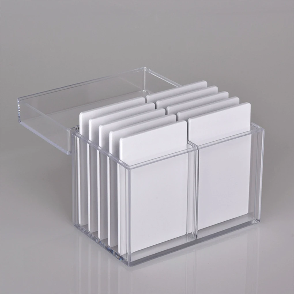 

10-Layer Acrylic Eyelash Storage Box Spacious Dust Cover Lashes Display Stand Eyelash Plates Space Saving Makeup Tool