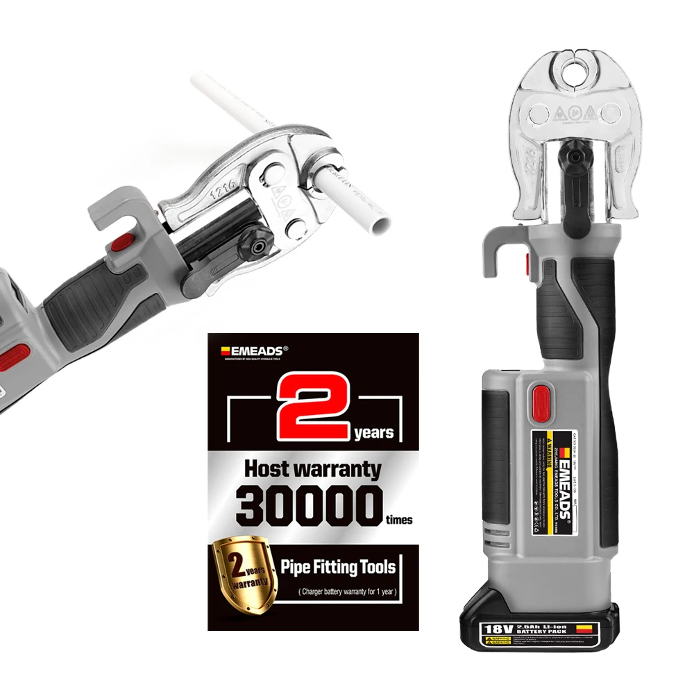 

Emeads GES-1525 Electric Copper Hydraulic Press Tool Plumbing Pipe Crimping Battery Tool