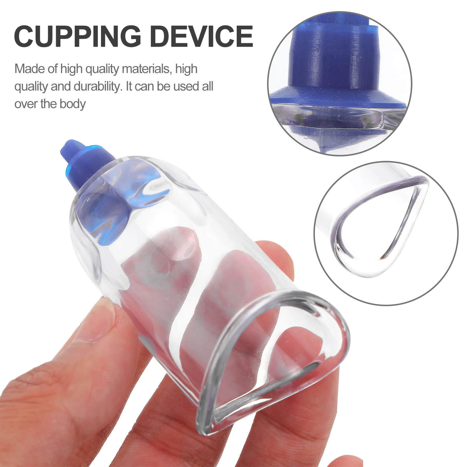 2개입 부항기 휴대용 매끄러운 표면 마사지 도구 냉기 제거 신체 요법 뜸 치료 컵