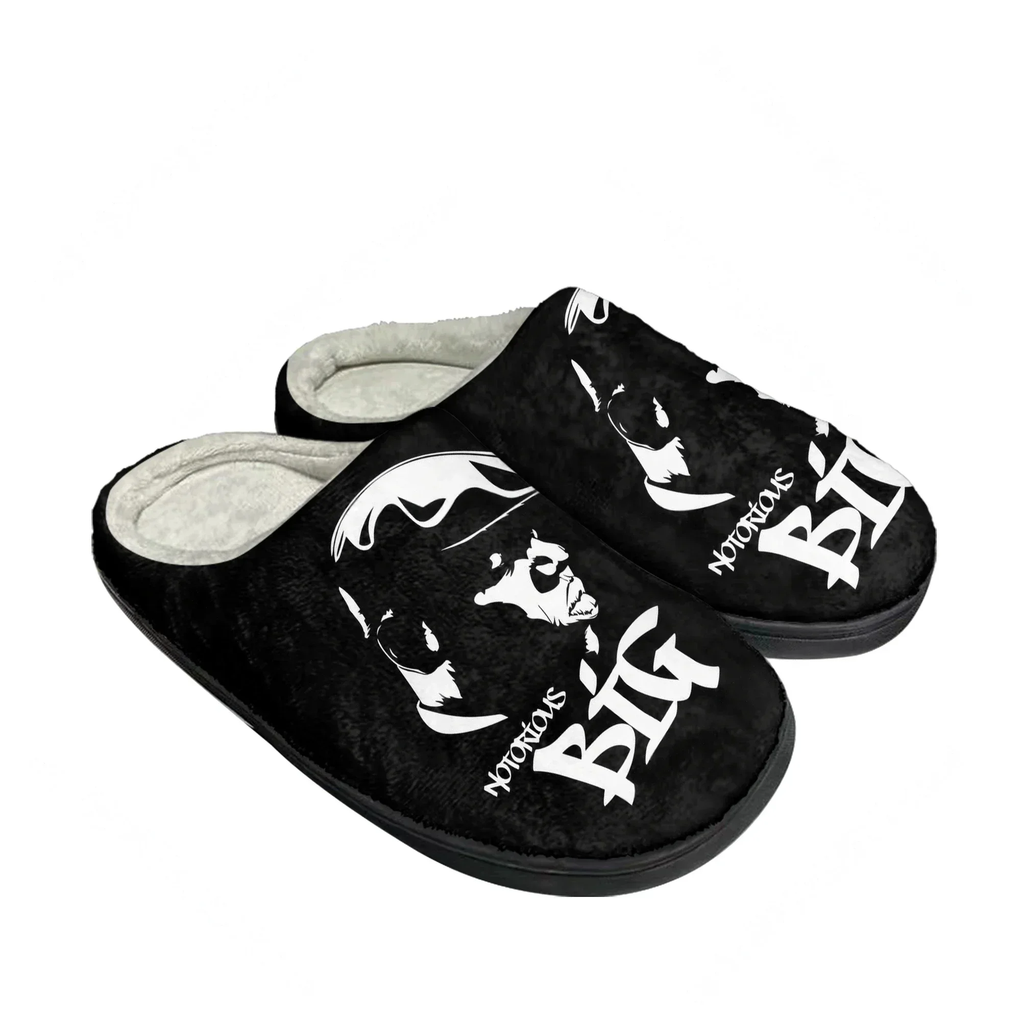

The Notorious Big Biggie Smalls Home Cotton Slippers Mens Women Plush Bedroom Casual Keep Warm Shoes Thermal Slipper Custom Shoe