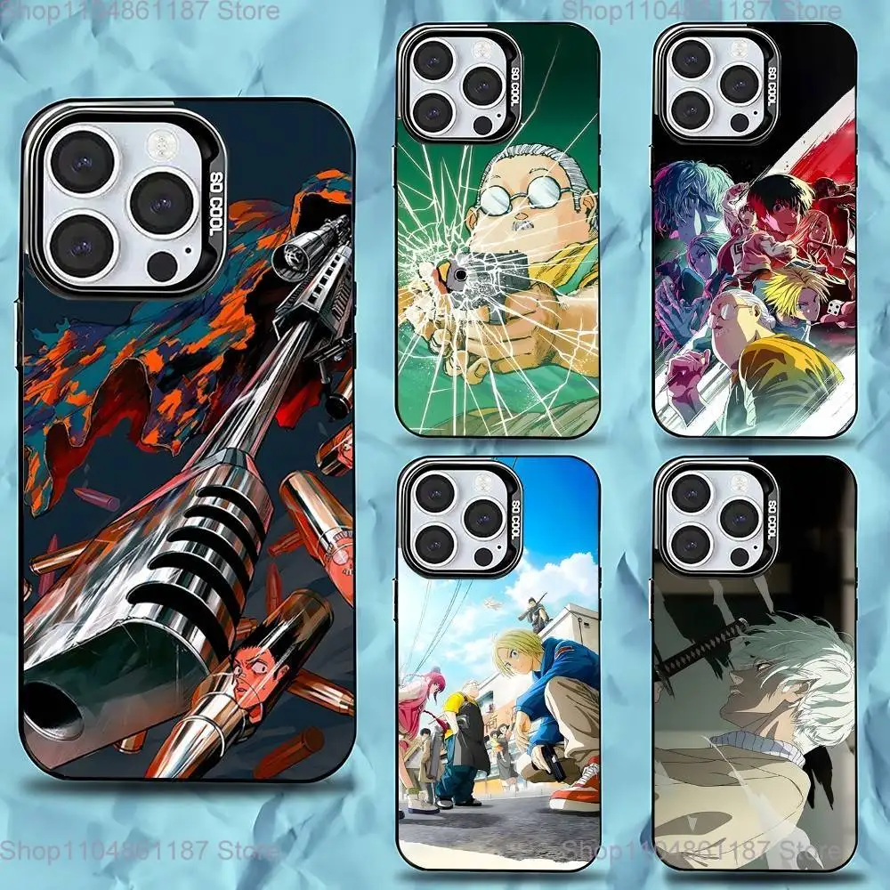 

S-Sakamoto Days Anime Phone Case For iPhone 17,16,15,14,13,12,11,Pro,Max,Plus,Mini,XS,SE Anti Fall Black Matte Hard Bumper