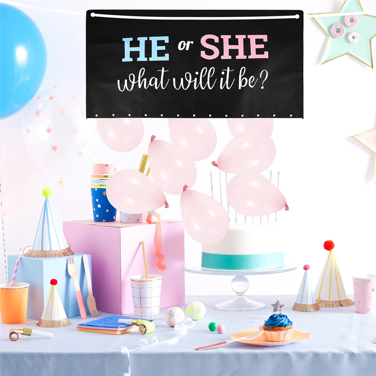 ABQR L'aggiunta perfetta al tuo genere Reveal Party Supplies Gender Reveal Palloncino o Ragazza