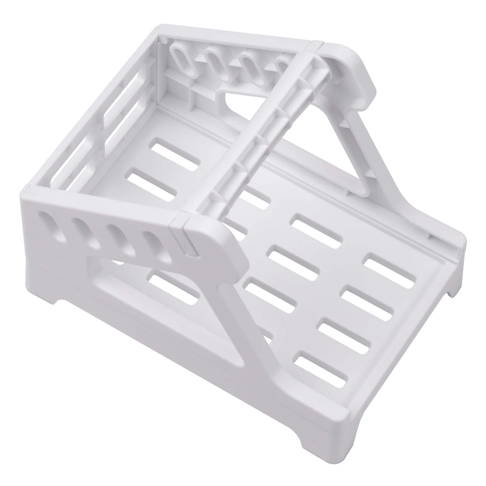 Label Holder Thermal Label Holder for Rolls and Fanfold Labels Compatible with Thermal Printer Desktop Label Printer Withe