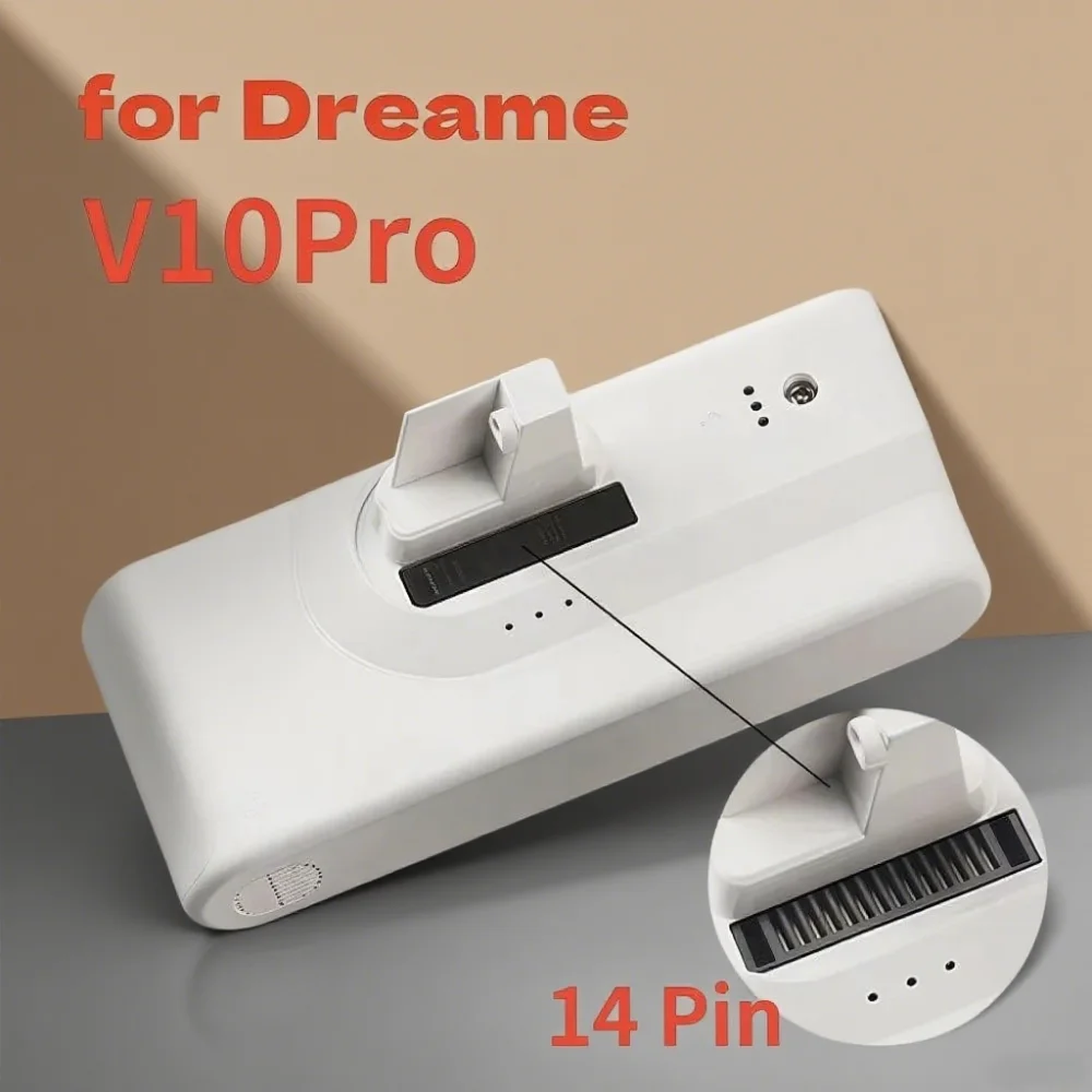 

25.2V 5000mAh For Xiaomi DreameV10Pro/VVN5 Replacement Battery for Dreame Handheld Cordless Vacuum Cleaner Accessory