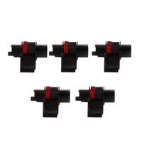 Printerfield IR-40T (5 Pack) Compatible Calculator Printer Ribbons Ink Roller - Black & Red