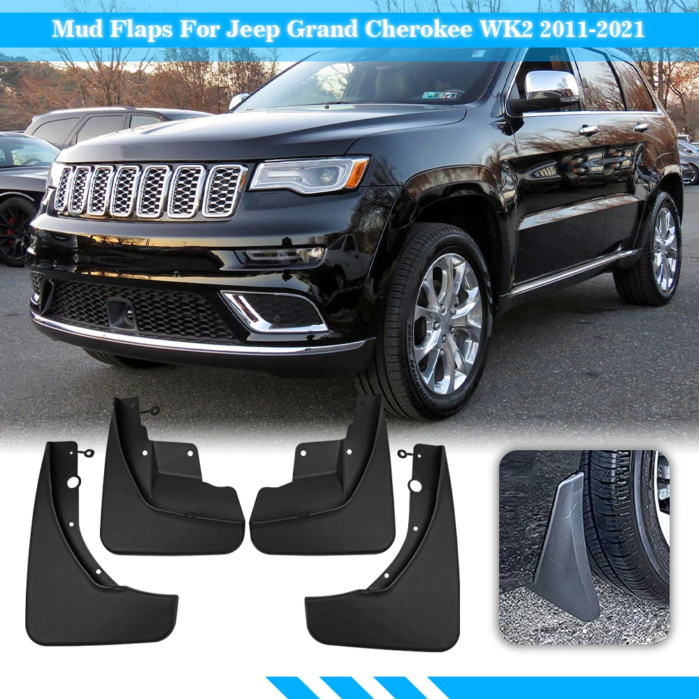 

Mud Flaps For Jeep Grand Cherokee WK2 Mudguards Fender Mud Flap Splash Guards Mud Flaps Mudguards car accessories 2011-2021