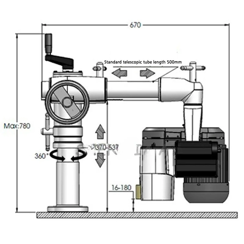 1PC Timber Sling Ring Feeder Material Machine TF66 Wood Feeder 6 Wheels 6 Speed Wood Feeder Machine Tool 220/380V