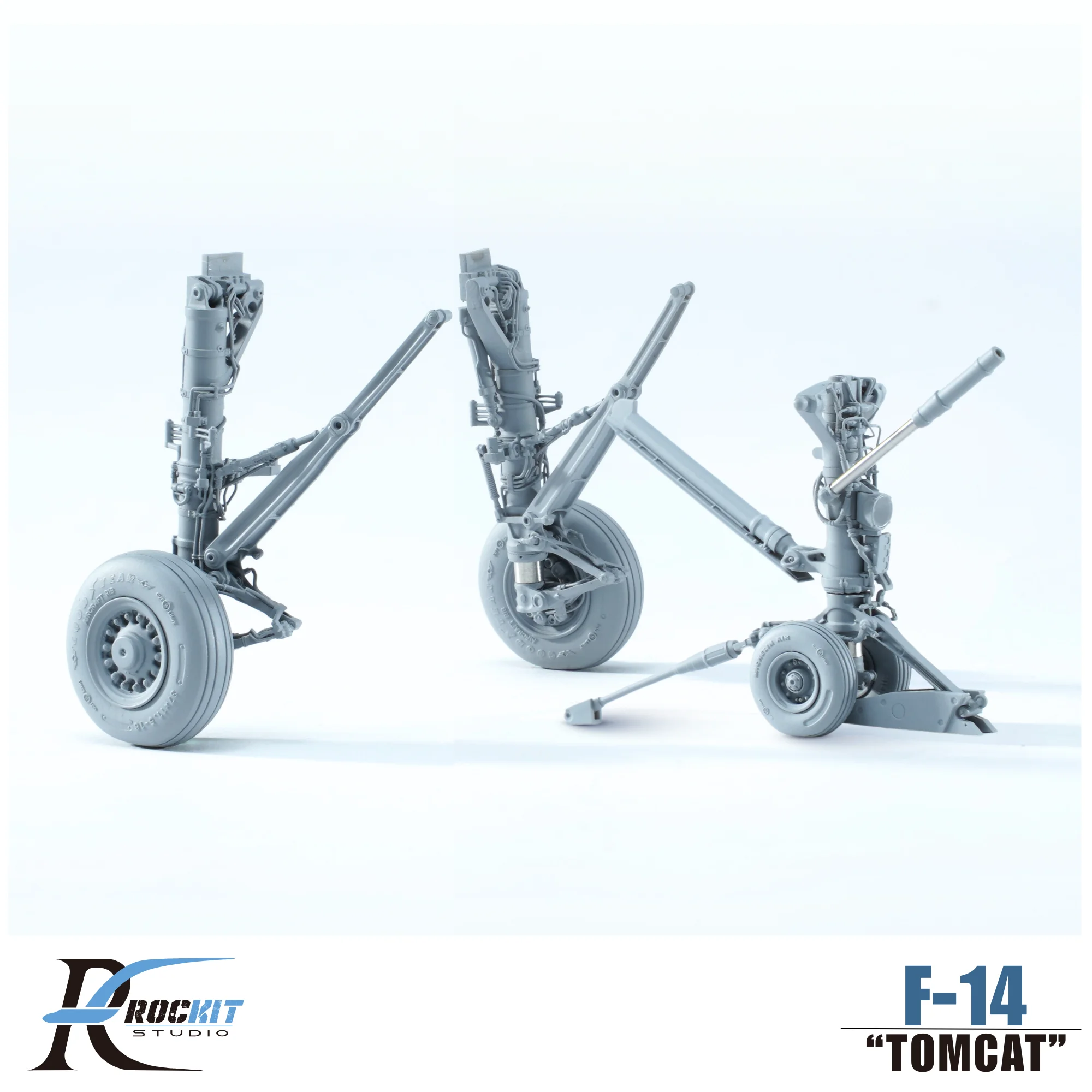 480502T (Catapult Launch Configuration) ROCKIT 1/48 F-14 A/B/D Landing Gears For Tamiya