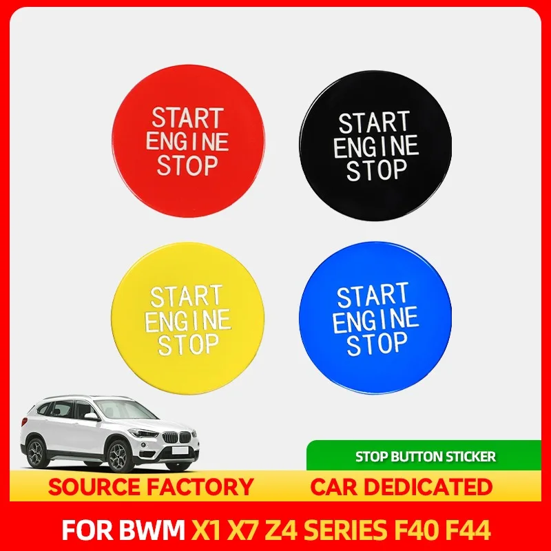 

Стайлинговые молдинги, кнопка запуска двигателя автомобиля, кнопка включения, наклейка, внутренняя отделка для BMW 1, 2, 3, 4, 8 X5 X6 X7 Z4 серии F40 F44 G20