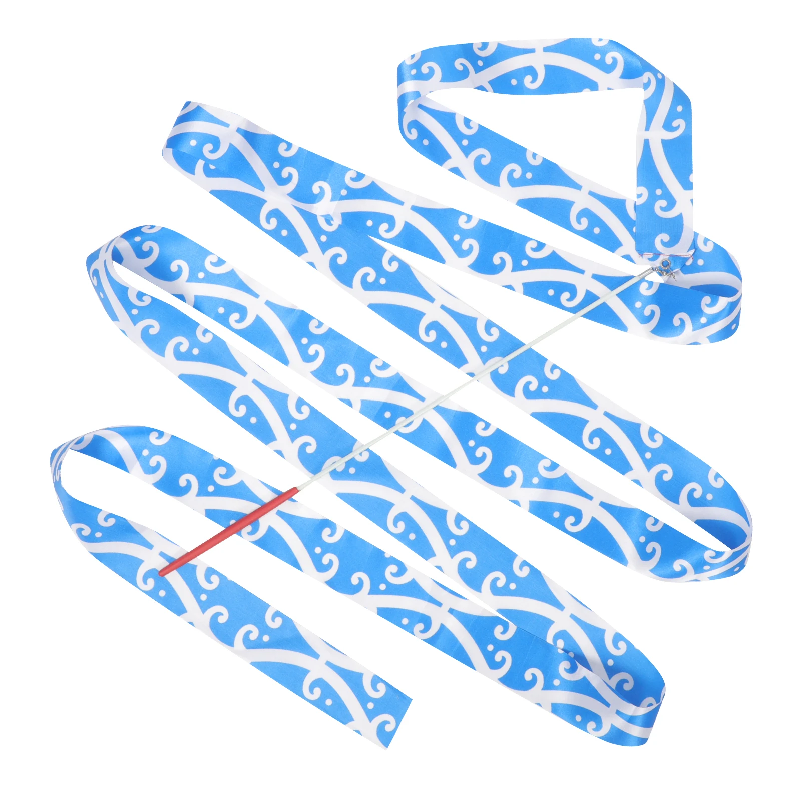 

Gymnastics Ribbon Props 4M Long 5CM Wide Kids Dance Streamer Silk Wands Performance Artistic Gymnastics Accessories Fitness