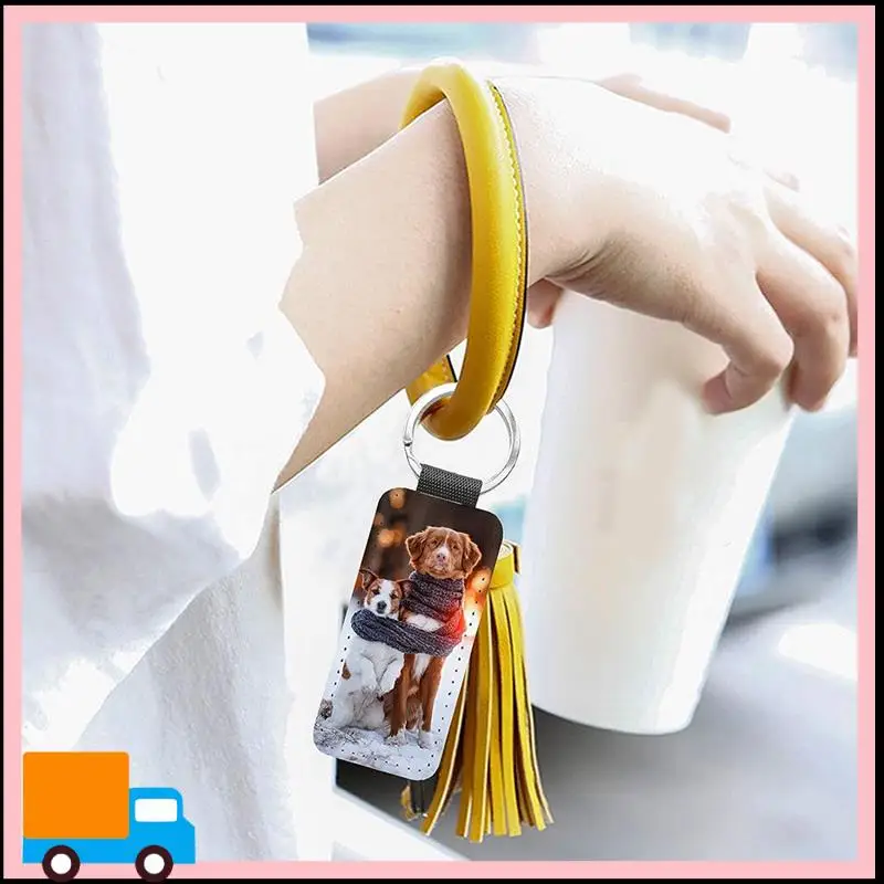 

20Pack Sublimation Blanks Keychain Heat Transfer Keyring Sublimation Keychains Blank Silver