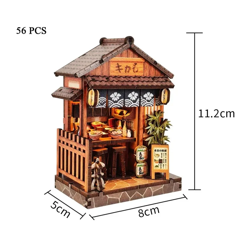 DIY Wooden Mini Casa Japanese  - Japanese Lighting Decor 评论和价格