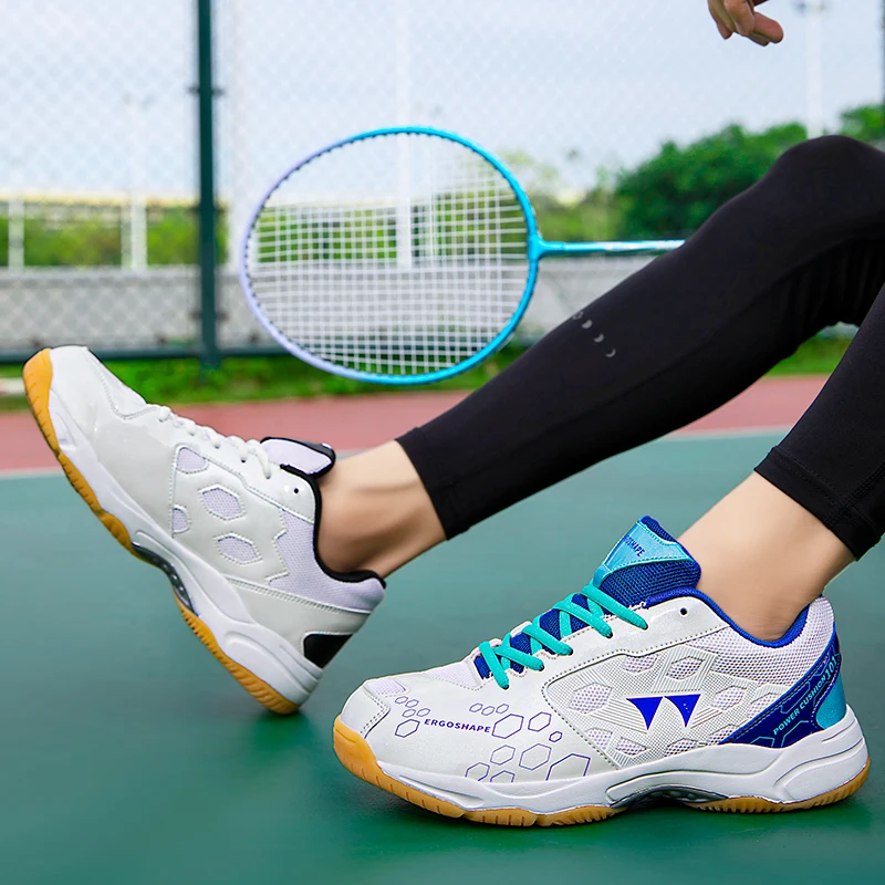 Новая осенняя дышащая спортивная обувь унисекс — подходит для бадминтона, тенниса, настольного тенниса, тренировок и соревнований для студентов
