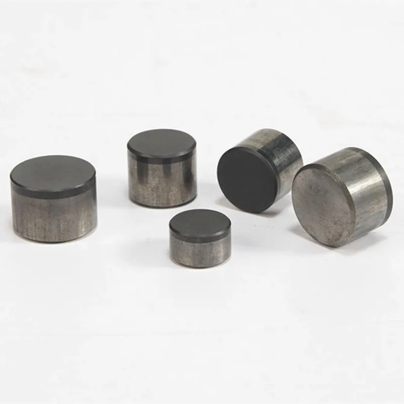 2PCS Diamond PDC Cutter Insert 13mm 1304 1308 Carbide Geological Bit Composite for Mining Drill Bits Rock Tools Well Drilling