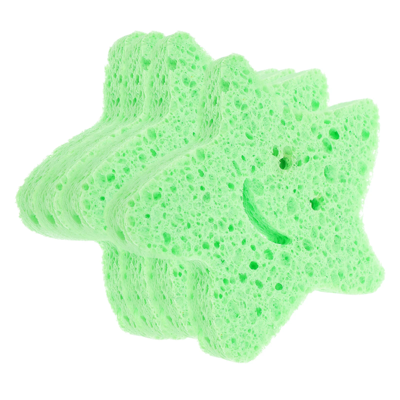 

4Pcs Star Shaped Bath Sponges Lightweight Exfoliating Shower Scrubber Body Wash Sponge for Kids and Adults Cute Bathroom Shower