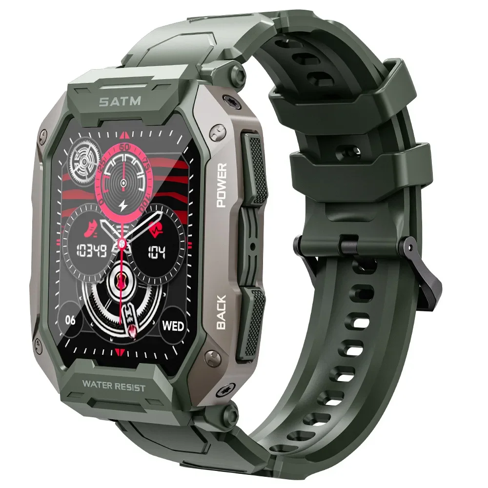 C20 Plus Smart Three-proof Watch Outdoor Bluetooth Sports Heart Rate Watches Hundred Functions Music Playback