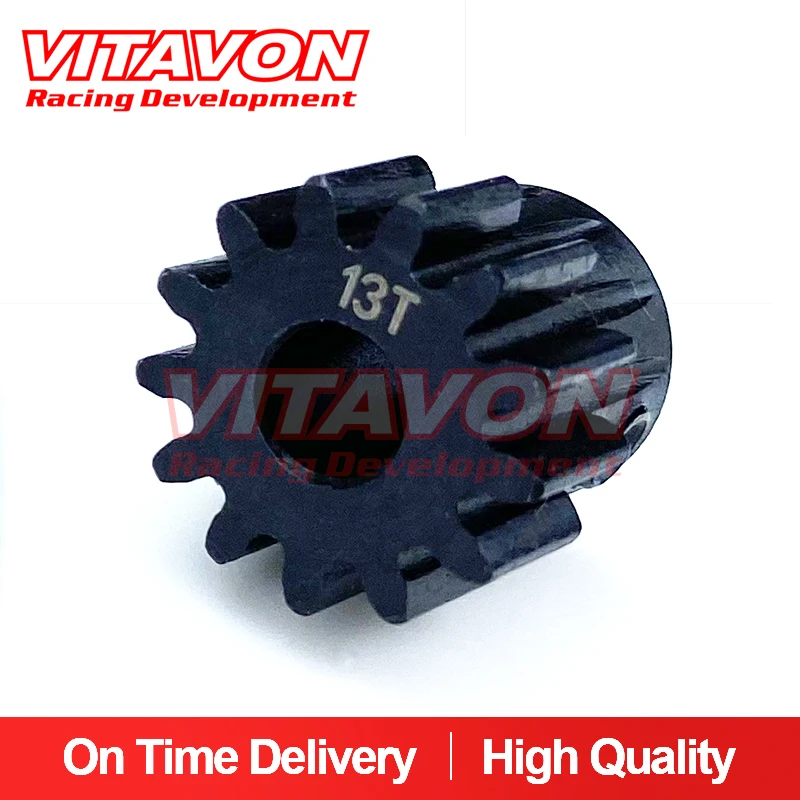 VITAVON HD 45# 13T Mod1.0 Pinion Gear 5mm hole for Axial SCX6 Jeep Wrangler 1/6