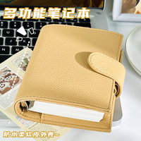 2024 Pu Leather Regular 2.0 Pocket Size Rings Planner A7 Notebook Agenda Organizer Diary Sketchbook