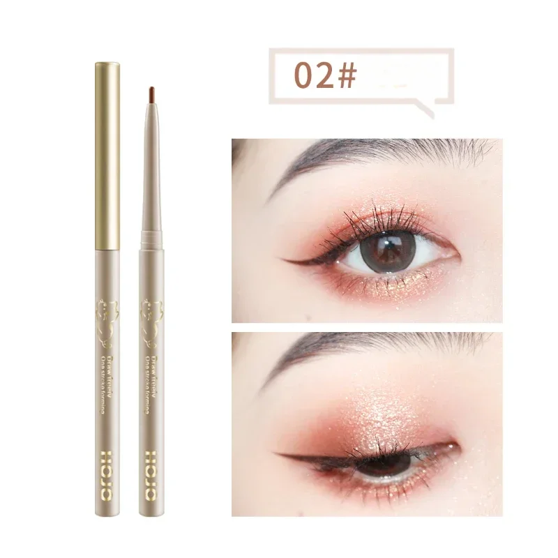 1Pcs Black Brown Sexy Long-Lasting Eyeliner Pencil Waterproof Anti-oil Smooth Pen Not Blooming Liquid Lady Eyeliner Makeup Tool