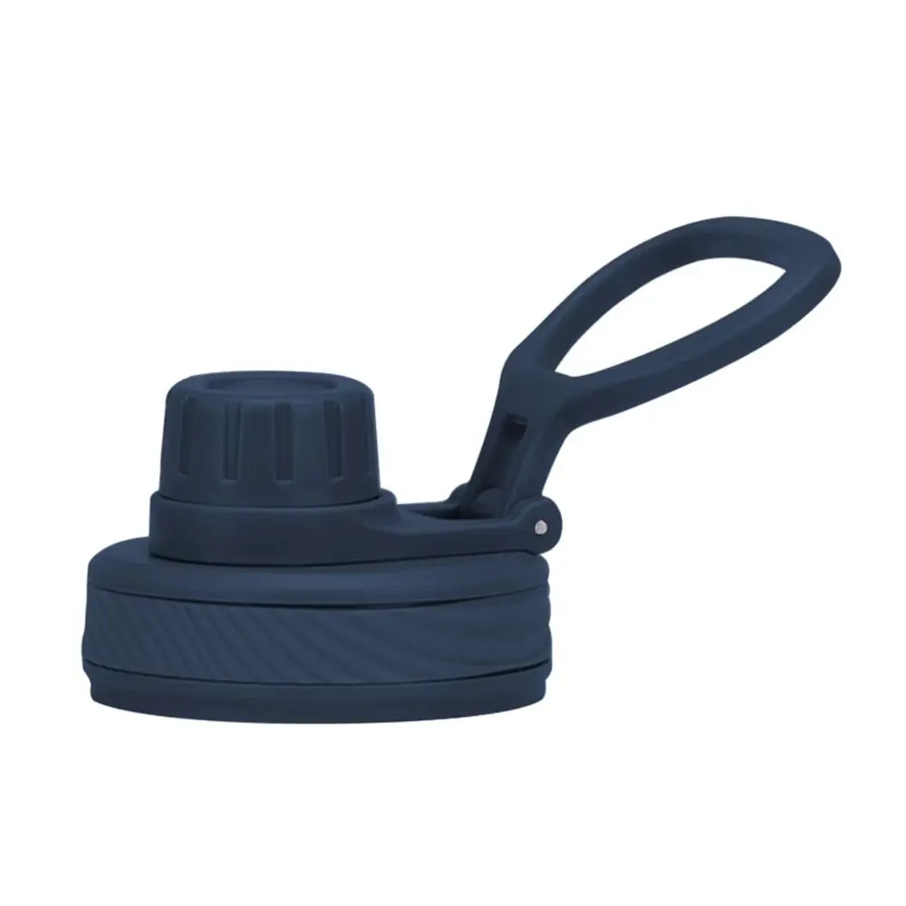 PP Plastic Cup Lid Splash Spill Proof With Big Handle Vacuum Bottle Replacement Lid Wide Mouth Spout Lid