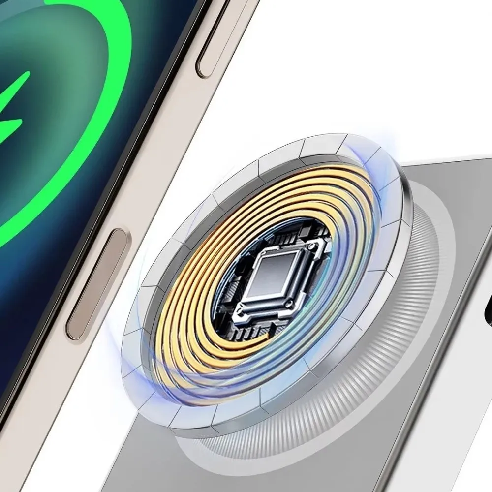 Magnetic Phone Vlog Selfie Monitor Screen 3.97in Screen LCD Display Back Camera Monitor Wireless Rear Lens Screen Live Stream