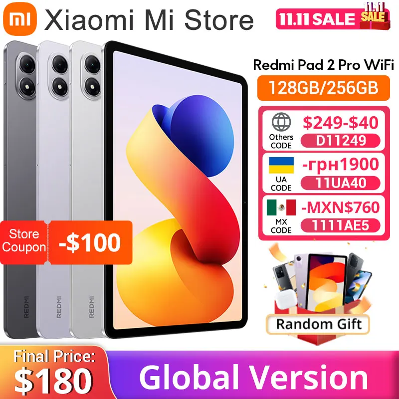 【Брендовый +】 Xiaomi Redmi Pad 2 Pro 12